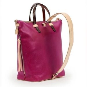 Consuela raspberry beret sling bag